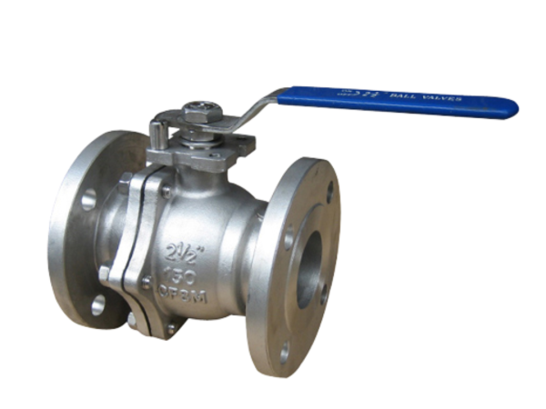 Van Bi Mặt Bích Tay Gạt Inox PN16, JIS 10K