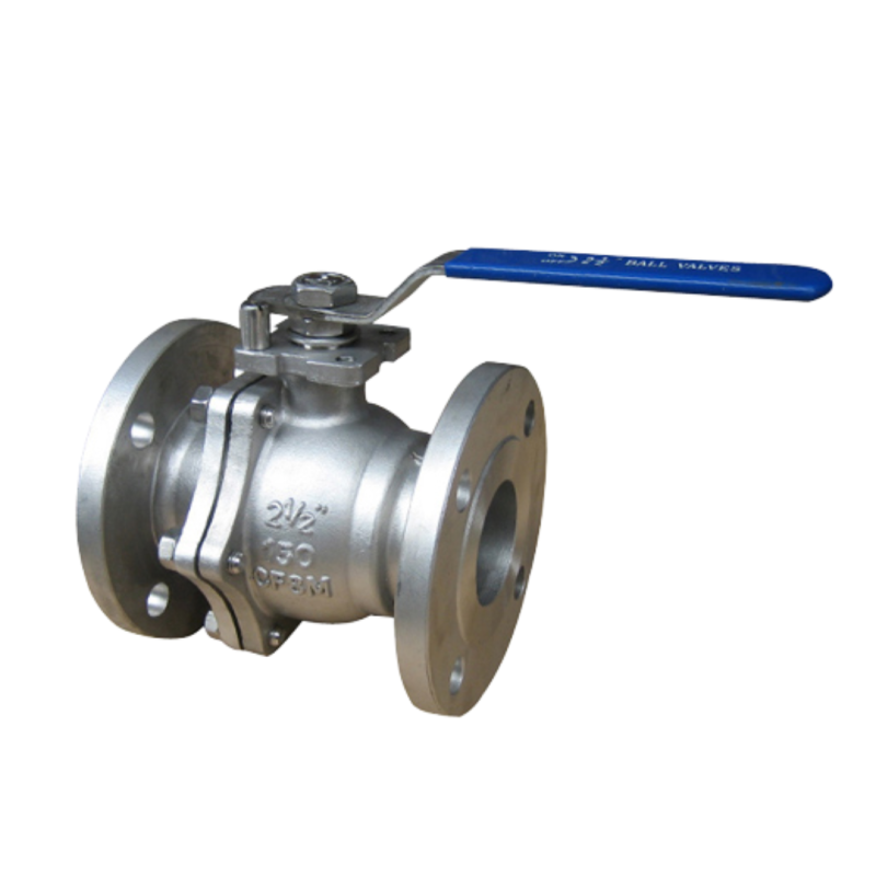 Van Bi Mặt Bích Tay Gạt Inox PN16, JIS 10K