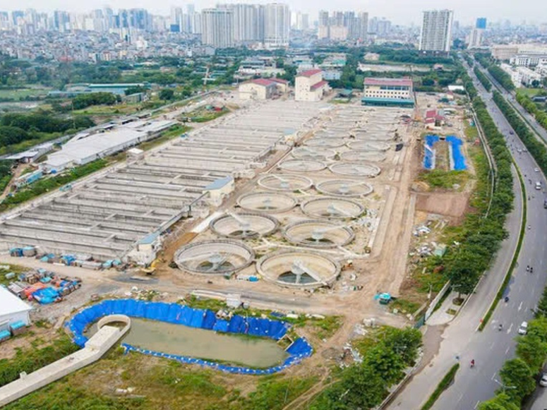 Nhà máy xử lý nước thải Dương Nội
