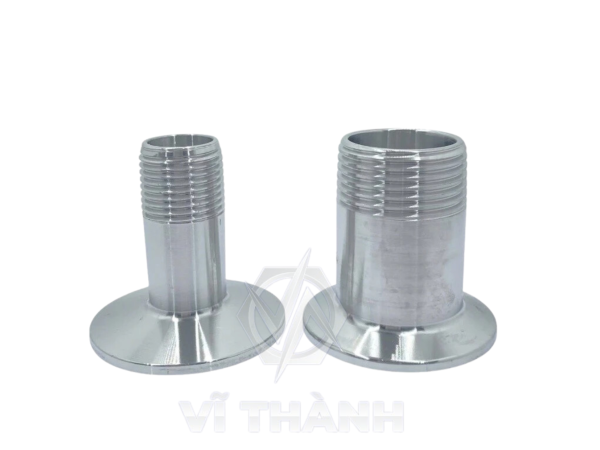 Bộ Clamp Ren Ngoài Inox Vi Sinh 304, 316L